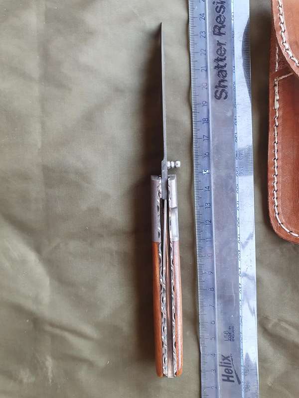 CK knives Damascus folder
