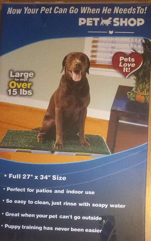 Potty patch pad