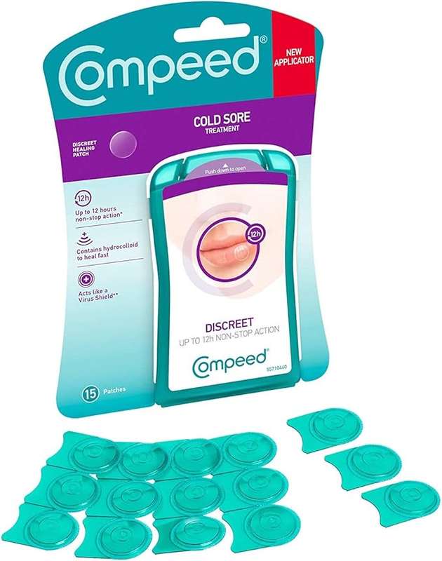 Compeed Cold Sore Discreet Healing Patch, 15 Count