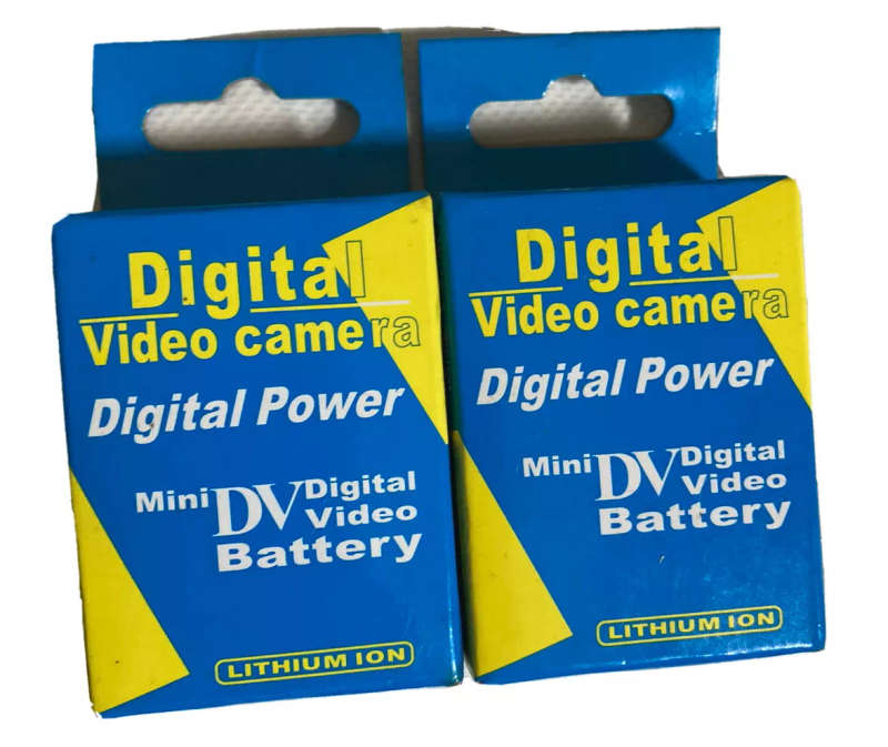 Digital Video Camera Mini DV Battery Pack Lithium ION LOT OF (2)