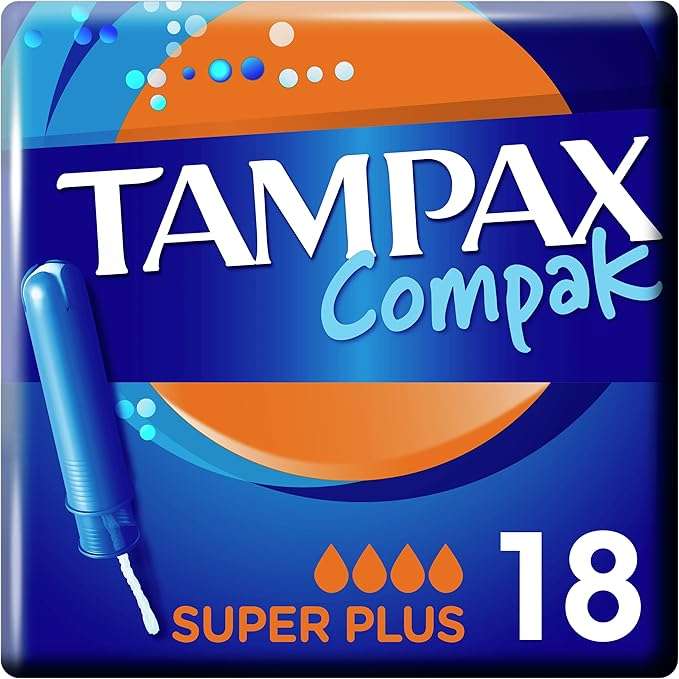 Tampax Compak Super Plus Tampons 18