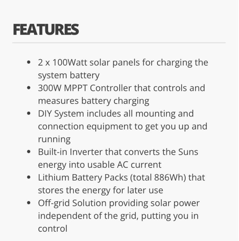 Ellies 300XL Power Bank  Solar