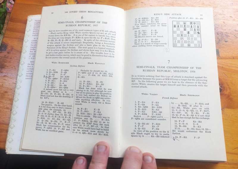 Chess Book Classic: 100 Soviet Chess Miniatures by P.H. Clarke 1963 First Edition Hardcover G. Bell