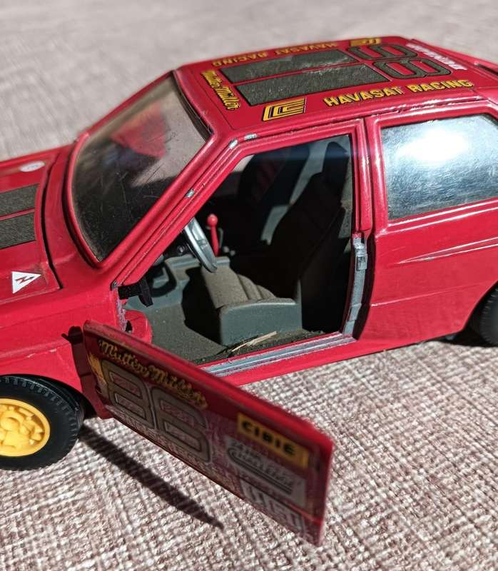 Rare Vintage 1980s Bburago Audi Quattro GT Havasat 1:25 Scale Diecast Car