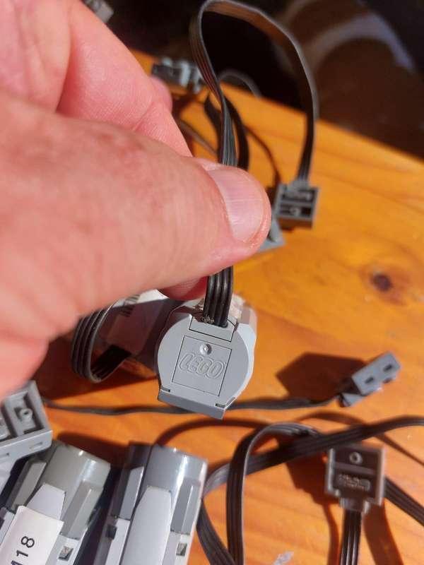 Batch of 60 Lego Motors (10 Working the others need repair) and 3 Lego Battery Boxes (2 Working)