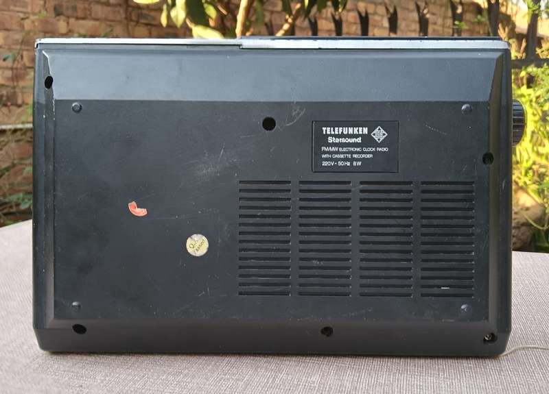 Vintage 1970s Telefunken Starsound Radiowecker Alarm Clock Radio Cassette Recorder FOR SPARES!