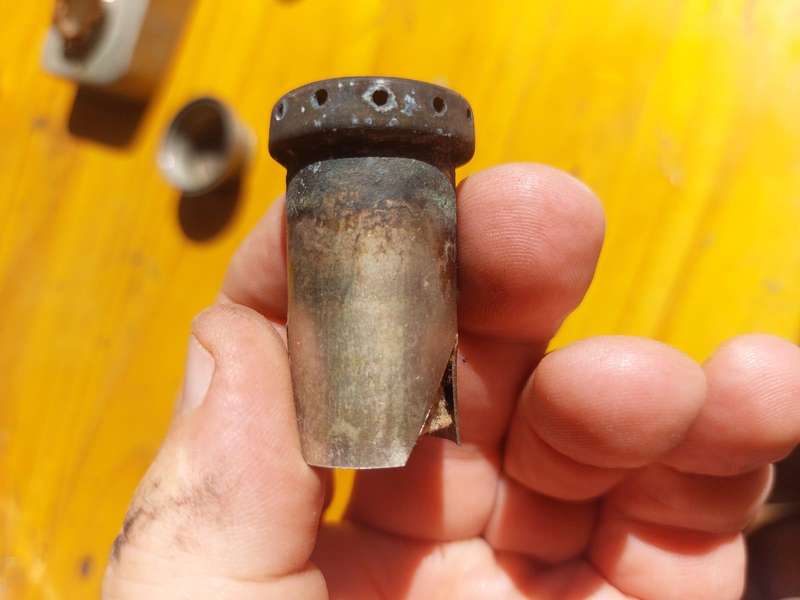 Antique Pocket Medical Double Wick Spirit Lamp Heater Burner