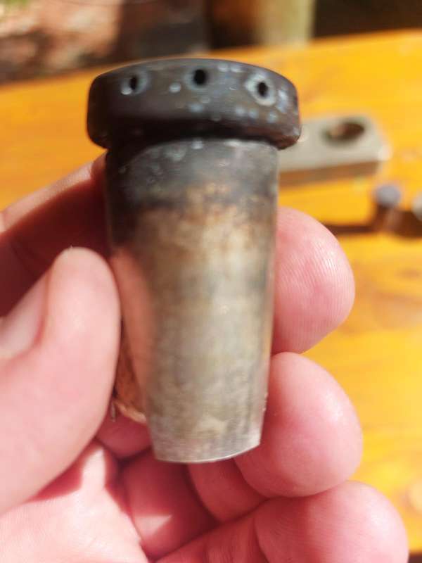 Antique Pocket Medical Double Wick Spirit Lamp Heater Burner