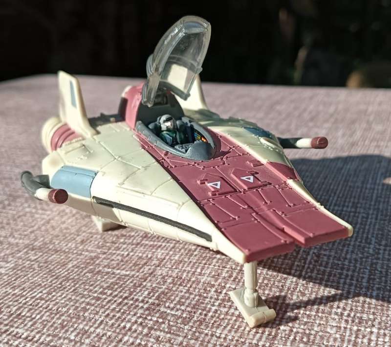 Star Wars 1995 Galoob Action Fleet A-Wing Rebel Alliance Fighter