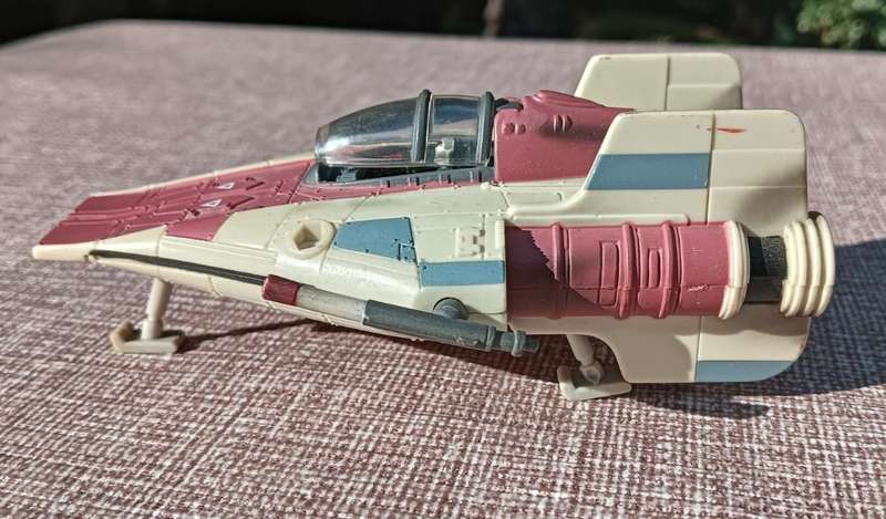 Star Wars 1995 Galoob Action Fleet A-Wing Rebel Alliance Fighter