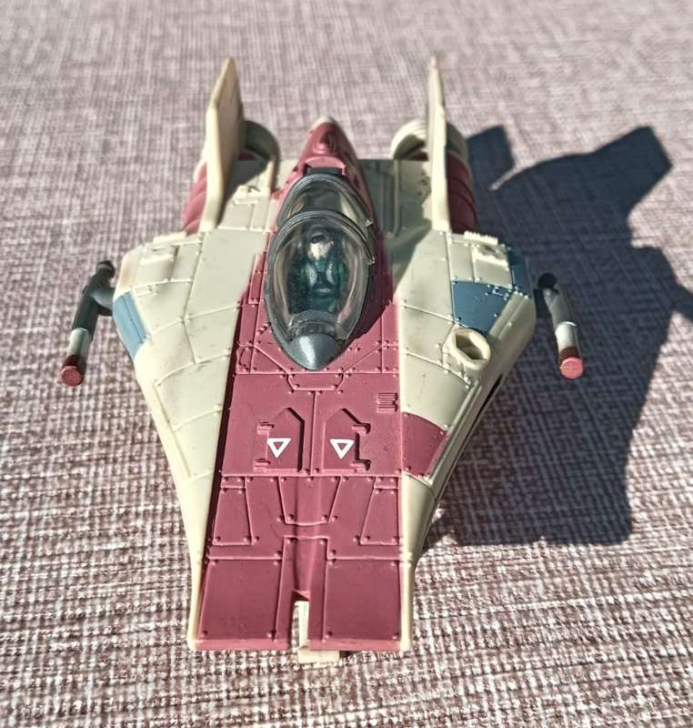 Star Wars 1995 Galoob Action Fleet A-Wing Rebel Alliance Fighter