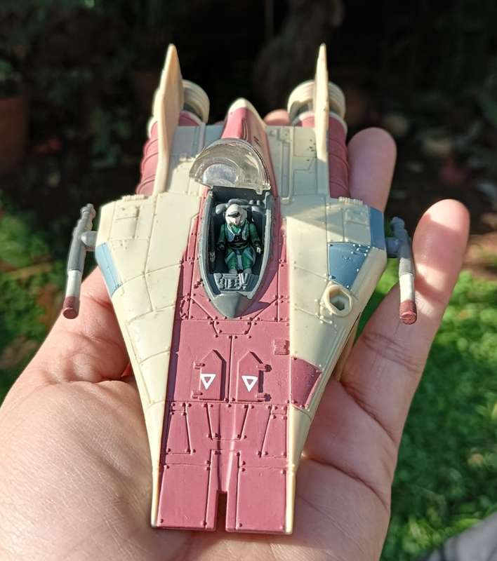 Star Wars 1995 Galoob Action Fleet A-Wing Rebel Alliance Fighter