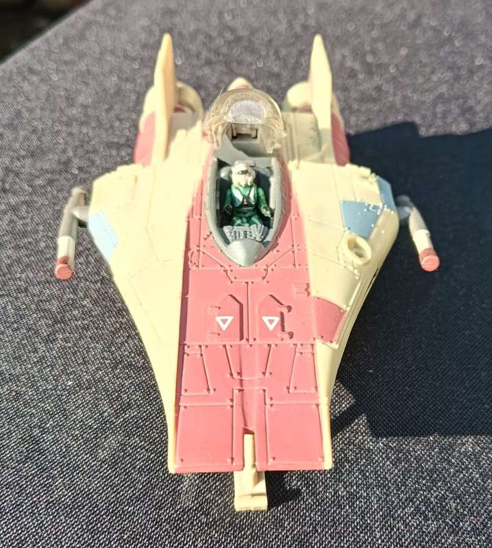 Star Wars 1995 Galoob Action Fleet A-Wing Rebel Alliance Fighter