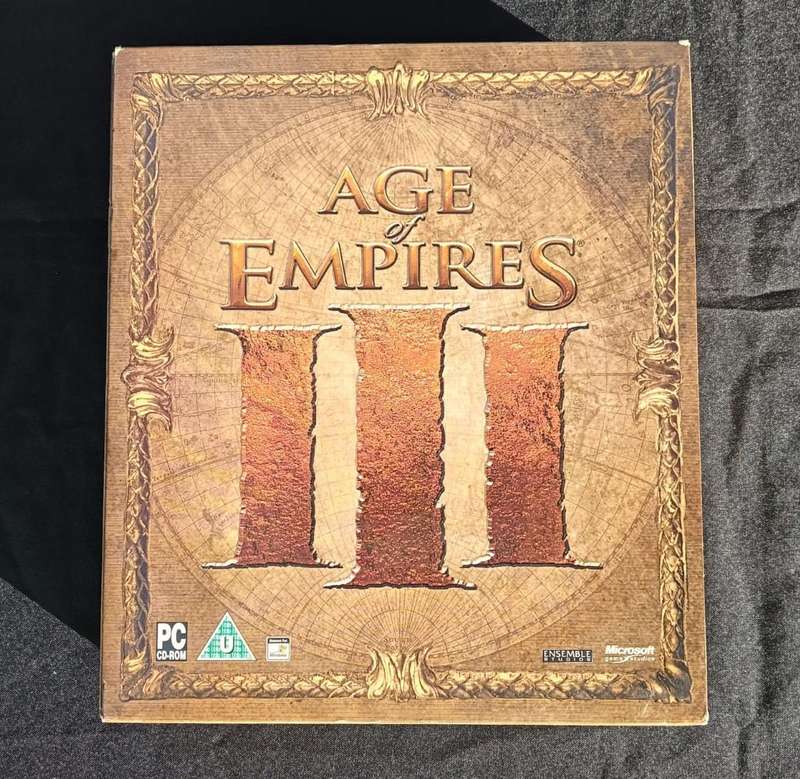Age of Empires 3 Limited Collectors Edition Boxed Set Complete 32 Bit PC 2005 Hard Cover Book Poster