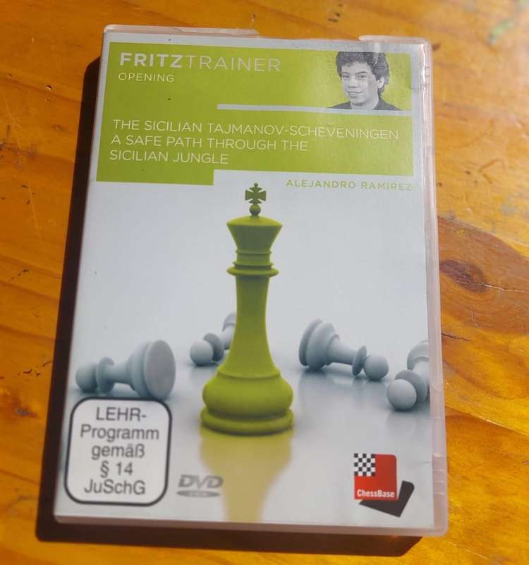 Chessbase DVD The Sicilian Taimanov-Scheveningen by GM Ramirez 2014 In Good Condition