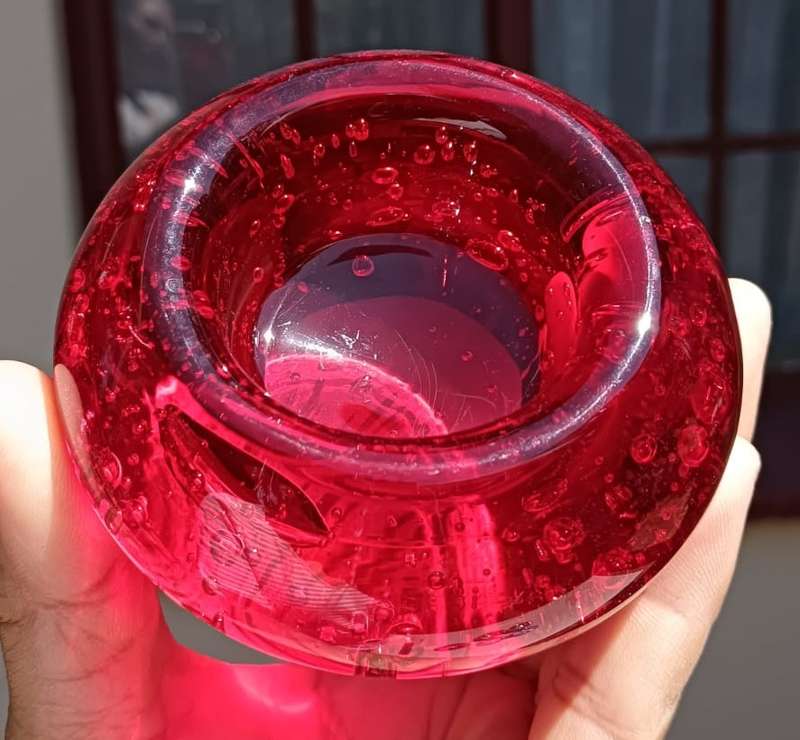 Beautiful Batch of 6 Art Glass Votive Candle Holders 1st of 3 Batches on Auction