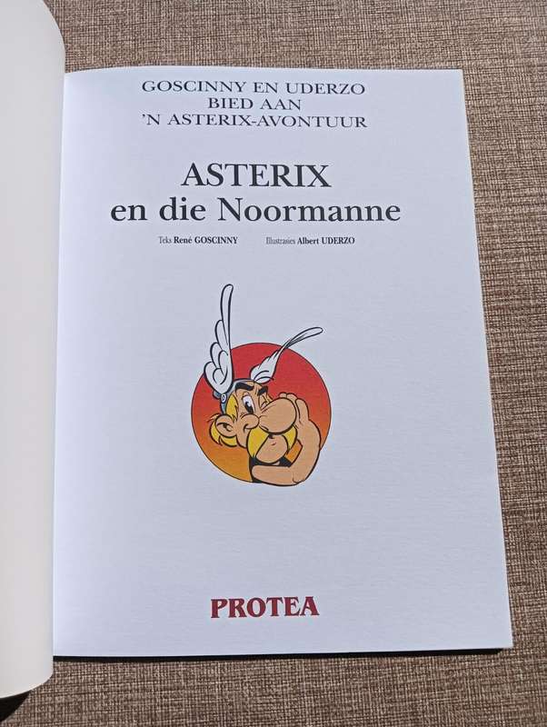 Asterix en die Noormanne in Afrikaans  Mint Condition! - No 2 of 3 Asterix Books on Auction