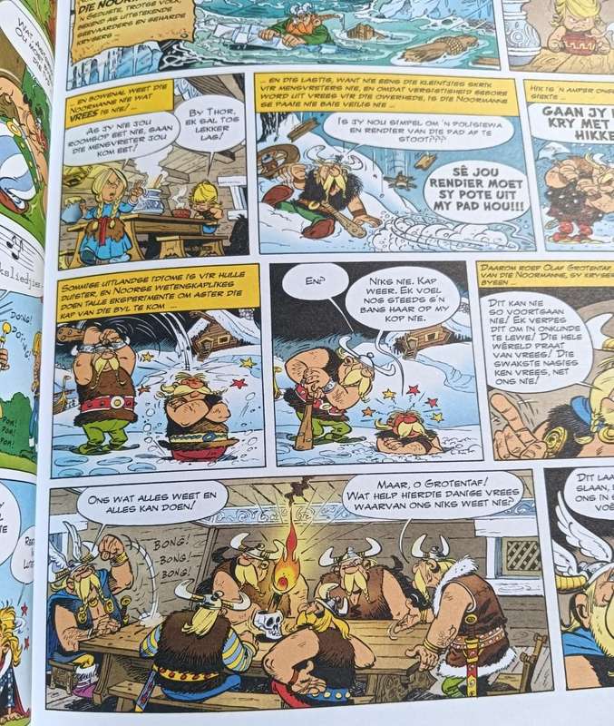 Asterix en die Noormanne in Afrikaans  Mint Condition! - No 2 of 3 Asterix Books on Auction