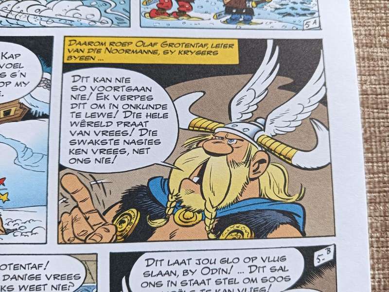 Asterix en die Noormanne in Afrikaans  Mint Condition! - No 2 of 3 Asterix Books on Auction