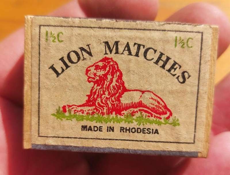 Vintage Matchbook and Matchbox Collection (51 Match books/boxes) in an old Uiltjie Cigar Box