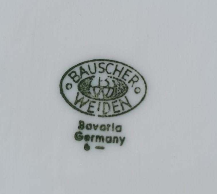Bauscher Weiden Bavaria (circa 1935-1965) Porcelain Teapot with Removable WMF Silverplated Cover