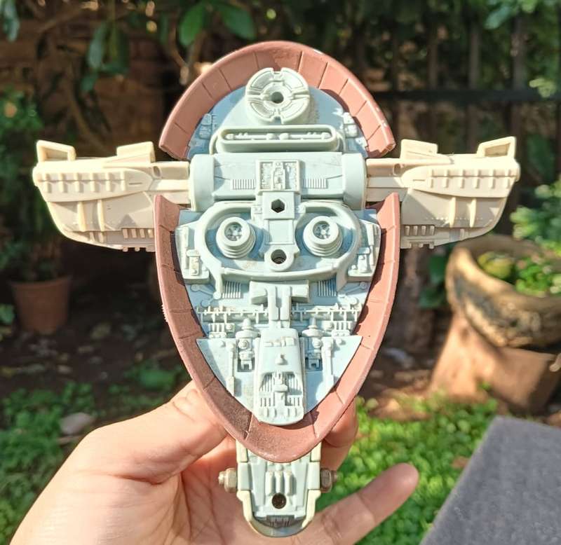 Star Wars 1996 Galoob Action Fleet Boba Fett Slave 1 Bounty Ship
