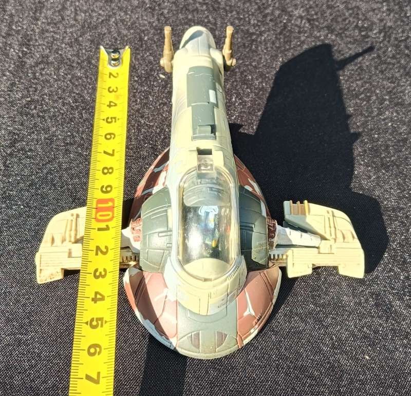 Star Wars 1996 Galoob Action Fleet Boba Fett Slave 1 Bounty Ship