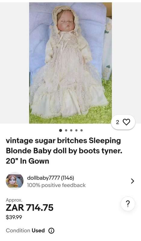 Sugar Britches Boots Tyner Designed Sleeping Doll Vintage 1986