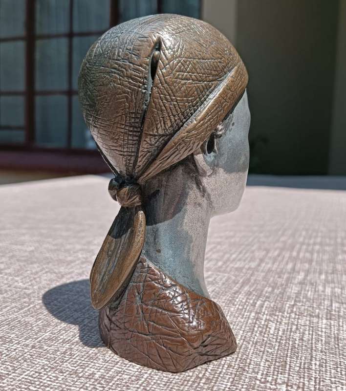 Casper Darare (SA 1952-2001) Signed and Numbered 156/300 Spirit of Africa 1981 Metal Sculpture