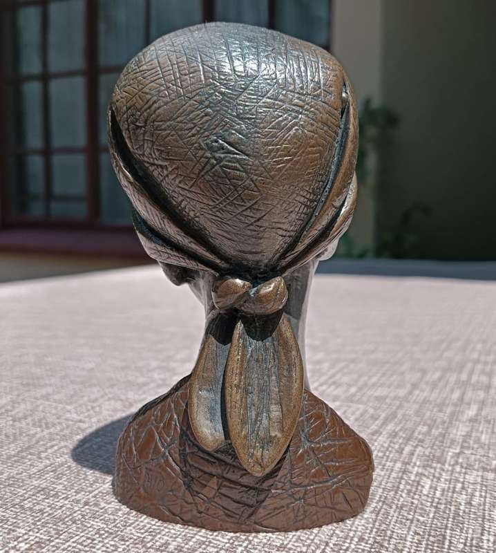 Casper Darare (SA 1952-2001) Signed and Numbered 156/300 Spirit of Africa 1981 Metal Sculpture