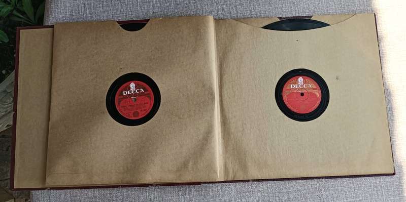 Dvorak Symphony No 5 Album (circa 1934-1937) with 5 Decca 78 Records