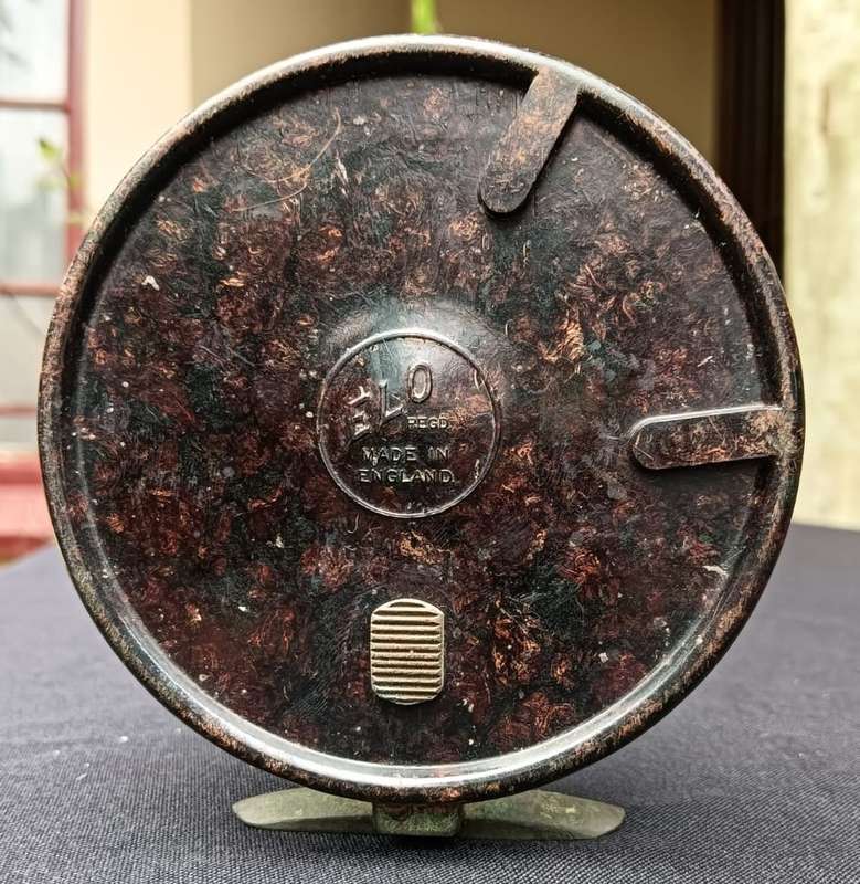 Vintage 1930s ELO Birkbys England Bakelite Fly Fishing Reel with Two Handles