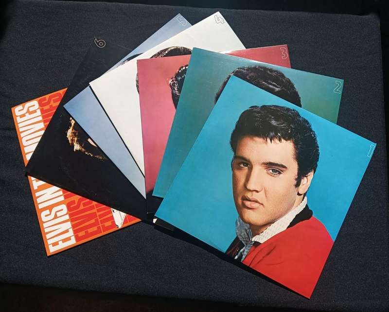 Elvis Presley Greatest Hits 7 Vinyl Record Boxed Set Good Condition