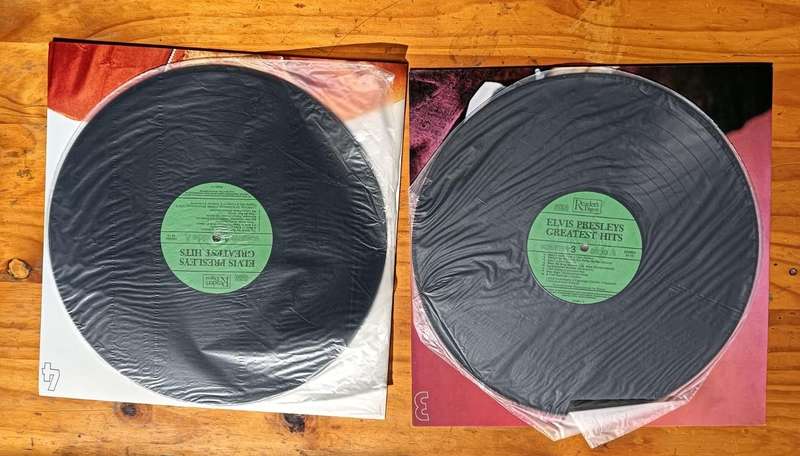 Elvis Presley Greatest Hits 7 Vinyl Record Boxed Set Good Condition