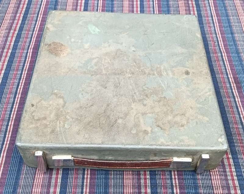 A Pre WW2 1939 Serial Baby Empire De-Luxe Typewriter a Swiss Hermes Baby clone with original Case