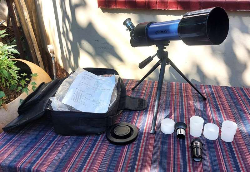 Eyemax 60mm Astronomical Beginners or Holiday Spotting Telescope with Table Tripod