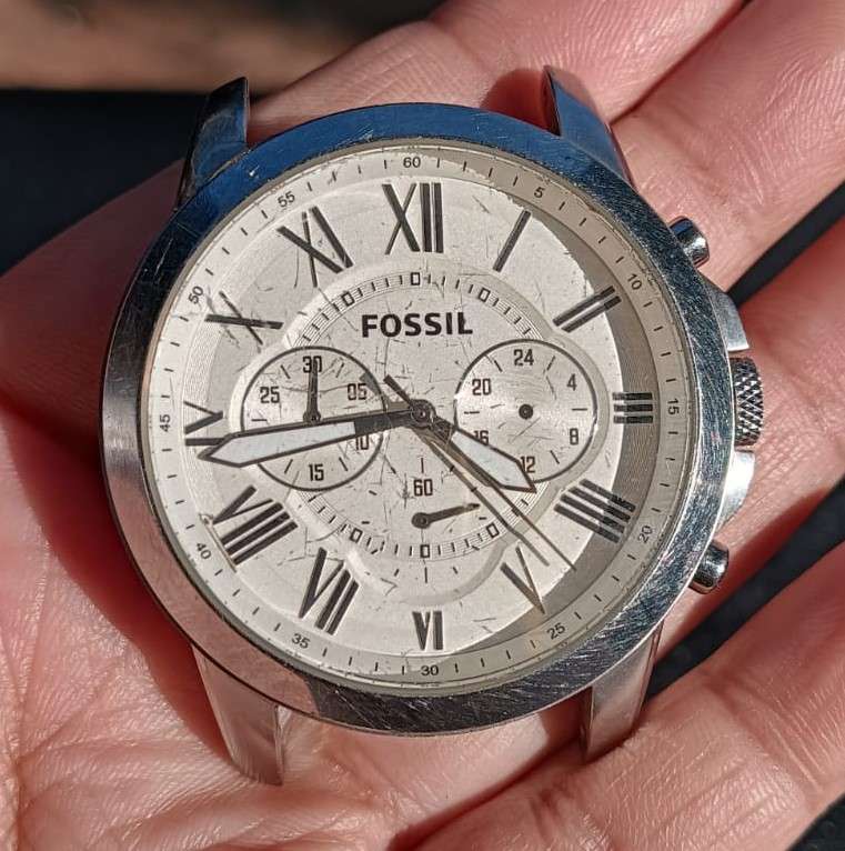 Fossil Grant Chronograph Mens Wristwatch - Working - Fitted with New Battery