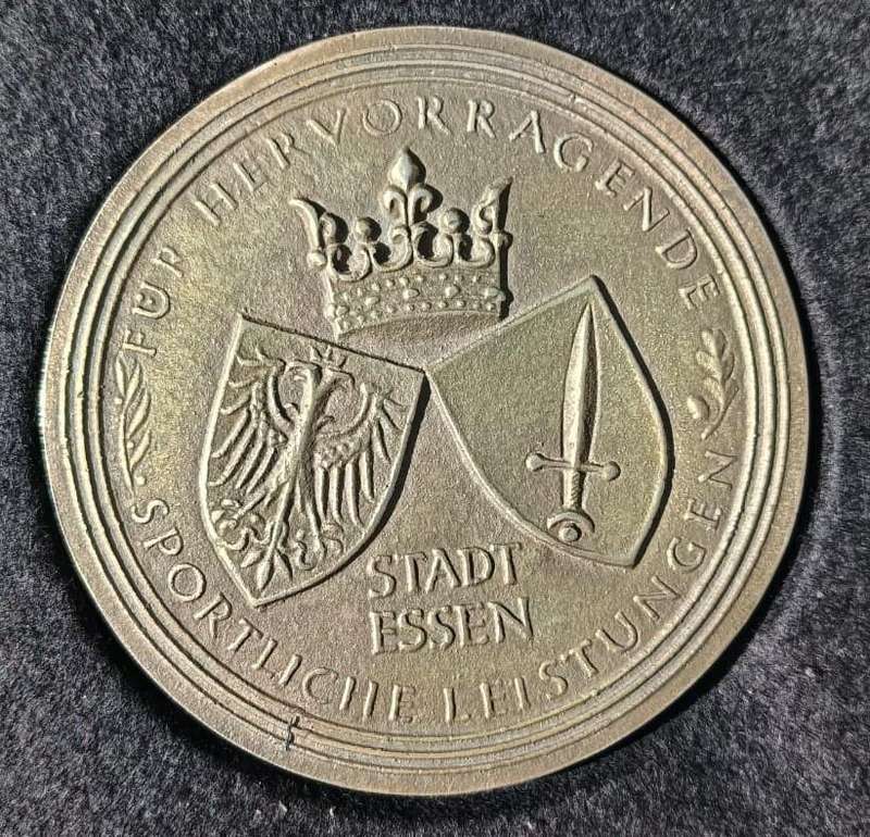 Bronze Metal Medal 1977 Deutscher Meister im Rudern (German Champion in Rowing)