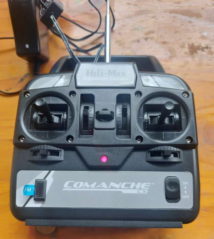Heli-Max Comanche CX RTF Coaxial Micro Toy Helicopter Boxed Transmitter Turns On But No Connection