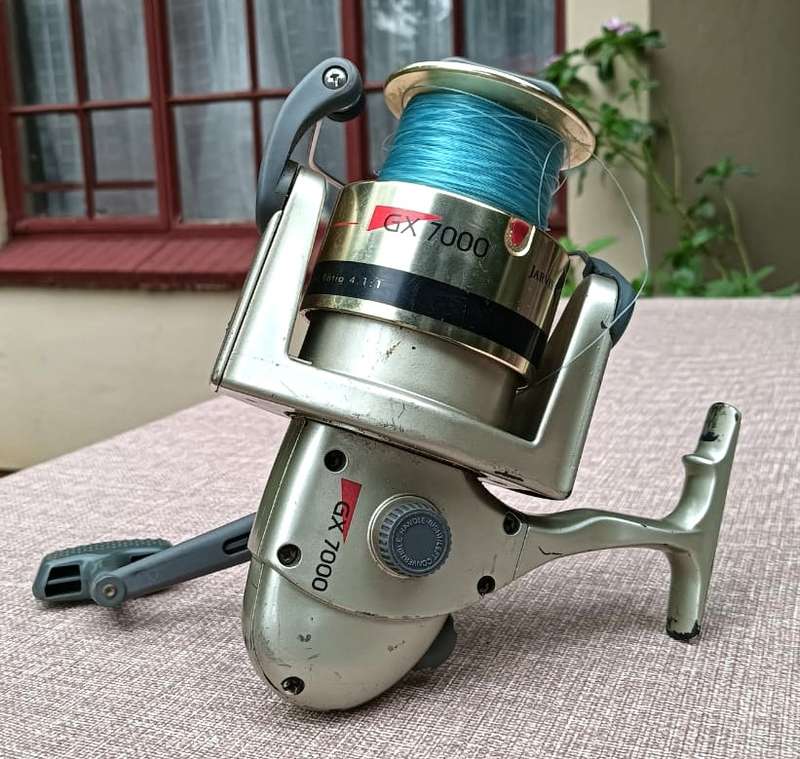 Jarvis Walker Gen-X 7000 Spinning Reel - Spooled with Line - 4 Bearing Reel