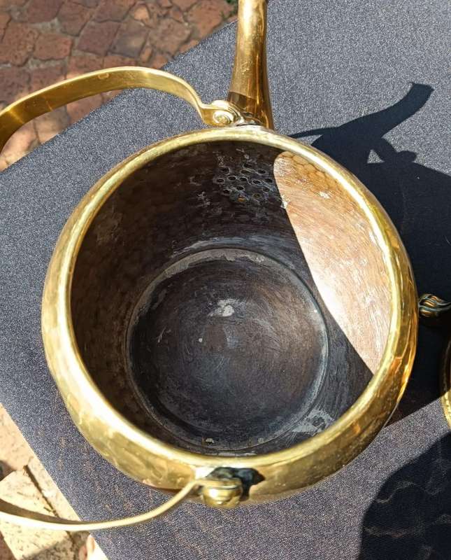 Very Rare Antique pre WW2 era Kallmeyer & Harjes (K&H) Germany Brass Teemachine Spirit Kettle