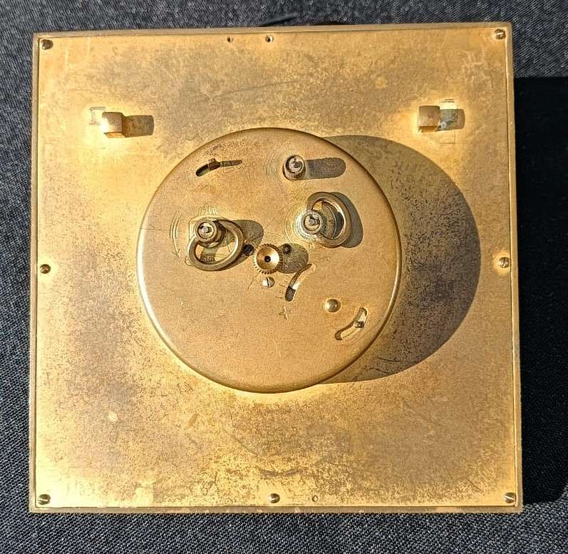 Brass Kienzle Germany Mechanical Alarm Clock 1970s - Luminescent Hands and Markers - Needs Repair