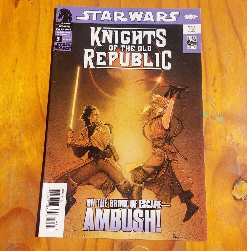 Star Wars Dark Horse 2006 Knights of the Old Republic Comic No 3 In Excellent Condition