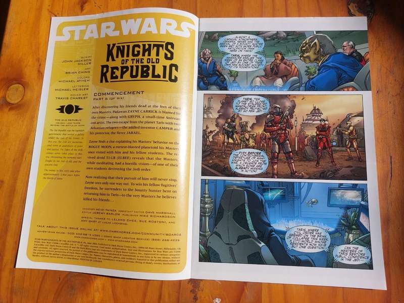 Star Wars Dark Horse 2006 Knights of the Old Republic Comic No 6 In Excellent Condition