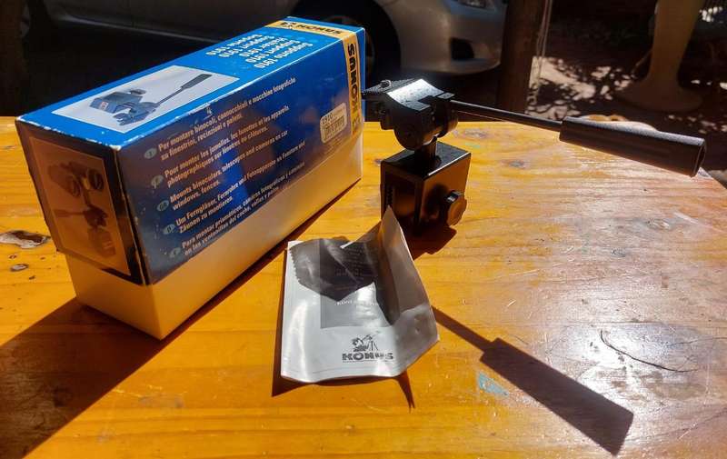Binoculars / Camera / Spotting Scope Car Window Clamp / Mount: Konus Brand Italian Made