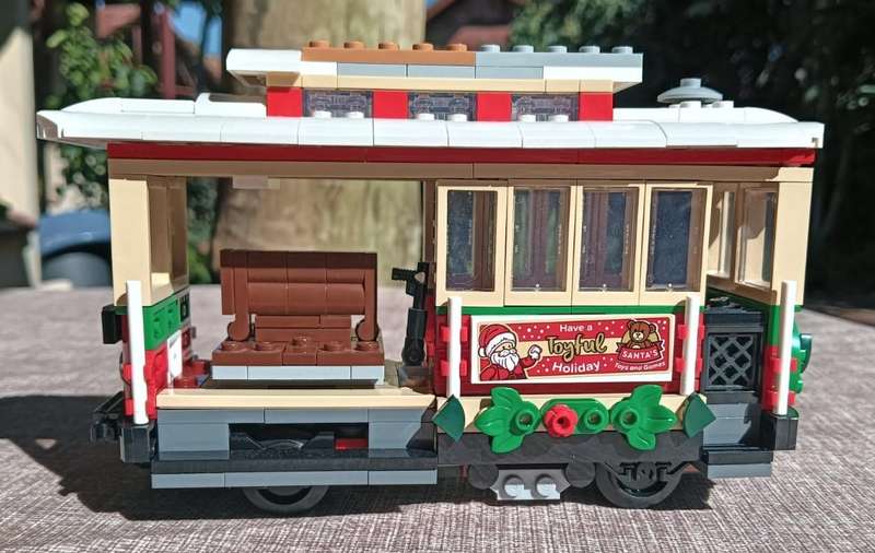 Lego Creator Holiday Main Street Tram Part of Set 10308 - Around 98% Complete - Retired 2024