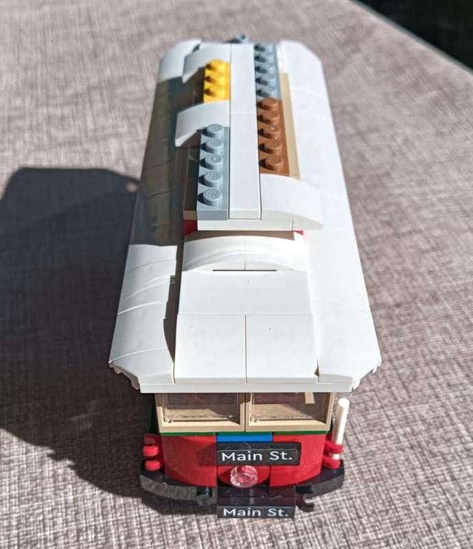 Lego Creator Holiday Main Street Tram Part of Set 10308 - Around 98% Complete - Retired 2024