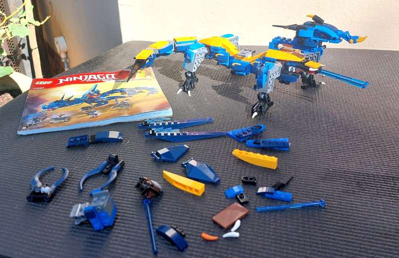 Lego Ninjago Movie Dragon Stormbringer Set 70652 Around 80% to 90% Complete