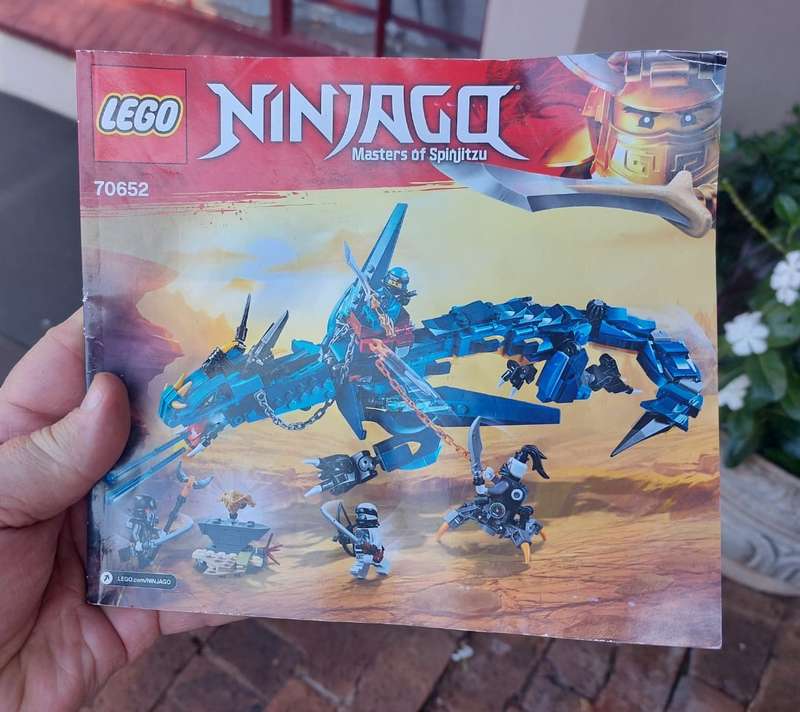 Lego Ninjago Movie Dragon Stormbringer Set 70652 Around 80% to 90% Complete