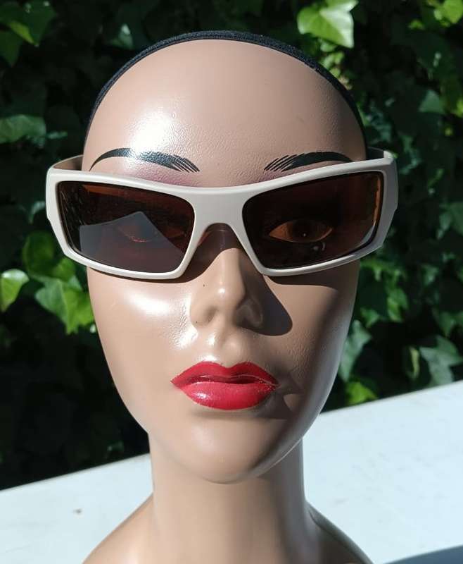 Oakley Gascan 2005 Flying Tigers Matte Sand Blue Sunglasses 12-784 55-16